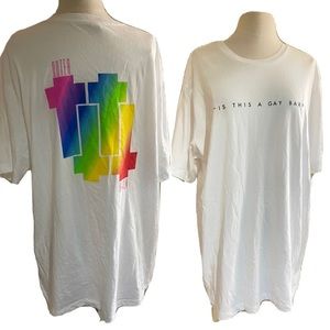 NEW limited edition Austin texas bar gay pride oversized t shirt sz XL